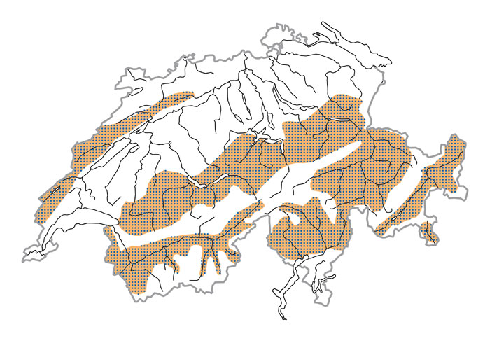 Verbreitung - Haselhuhn
