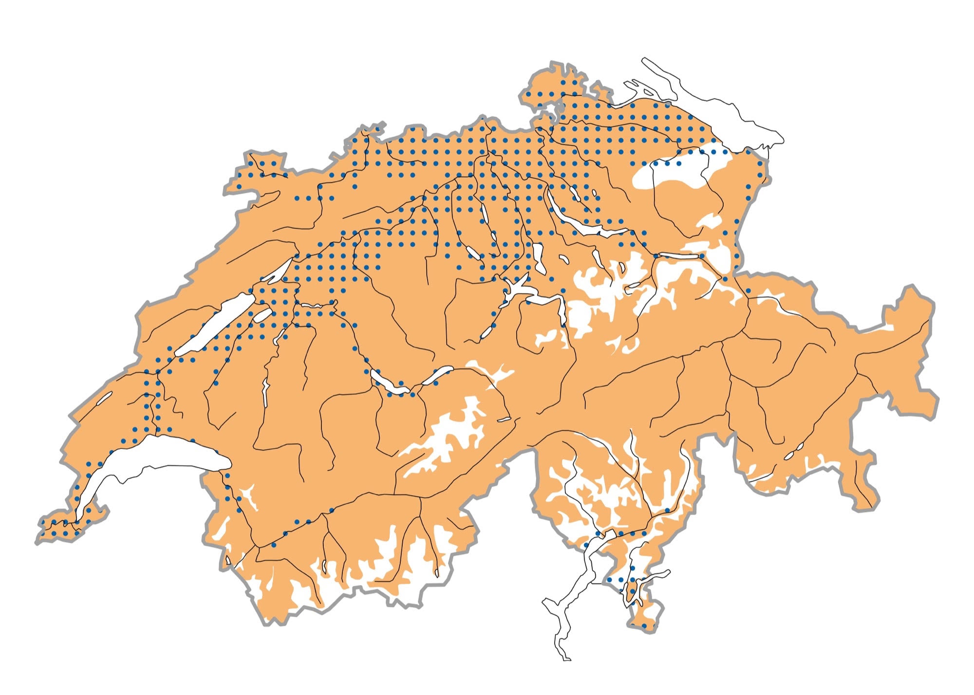 Verbreitung - Allodola