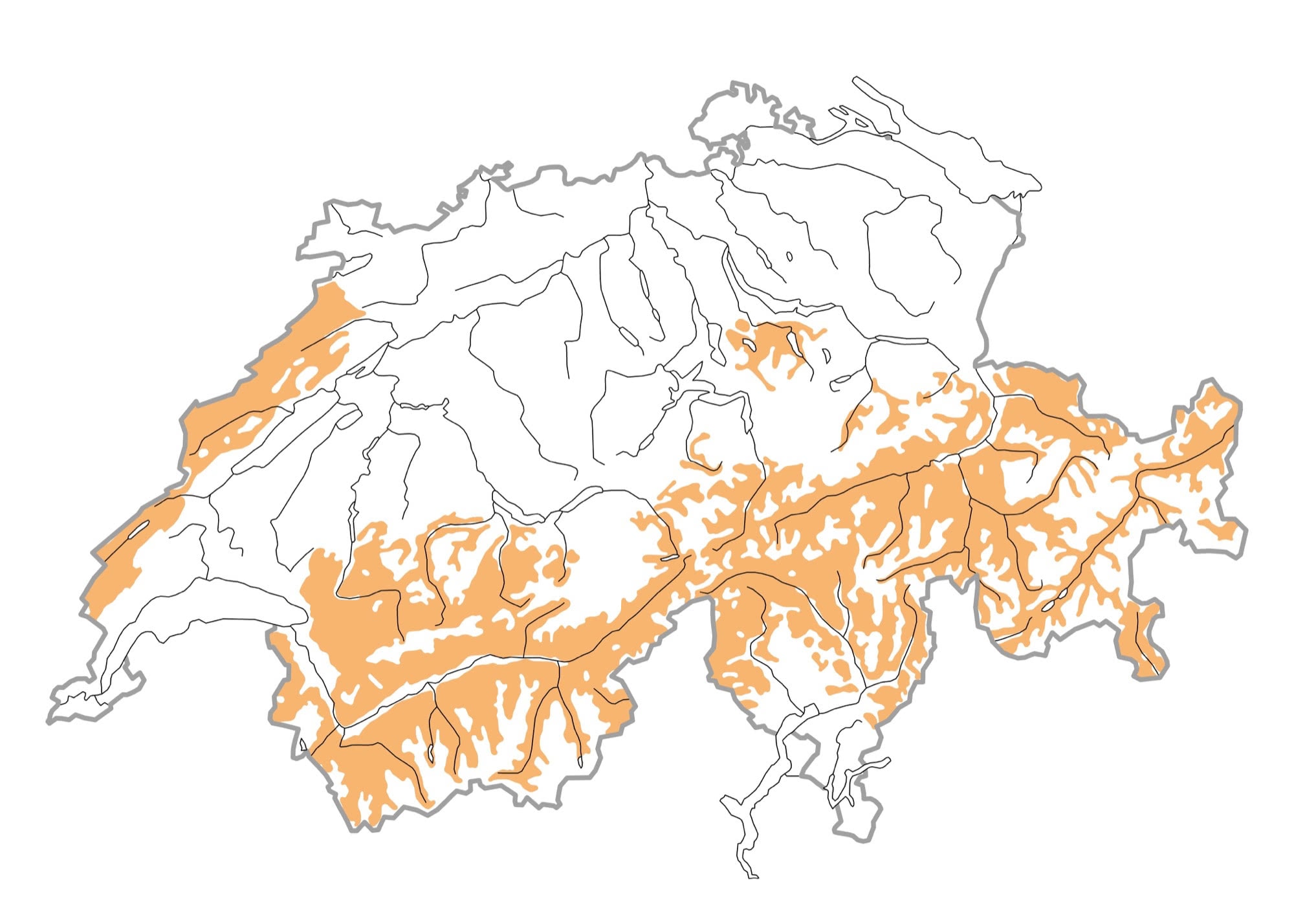 Verbreitung - Stiaccino